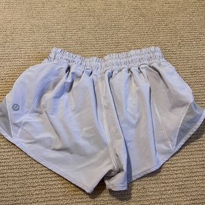 light purple lululemon shorts